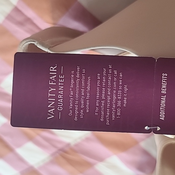 Vanity Fair Women's Cream Bra 44DD - Picture 8 of 11